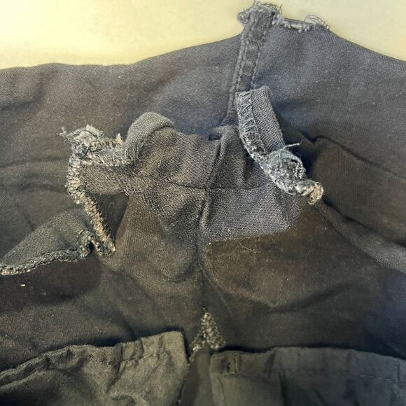 Denim Black Women’s Mini Skort Small Jean Distressed Goth Rock skirt - Picture 13 of 13